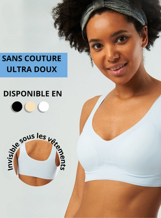 Soutien-gorge à armatures souple sans couture